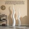 Tall Ceramic Black Animal Horn Floor Vase Elegant for Entryway Dining Living Room Decor Statement Piece with Distinctive Antler-Inspired Design Blending Contemporary Elegance and Nature-Inspired